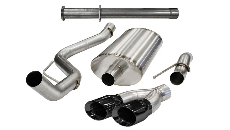 Corsa 11-14 Ford F-150 Raptor 6.2L V8 145in Wheelbase Black Xtreme Cat-Back Exhaust -  Shop now at Performance Car Parts