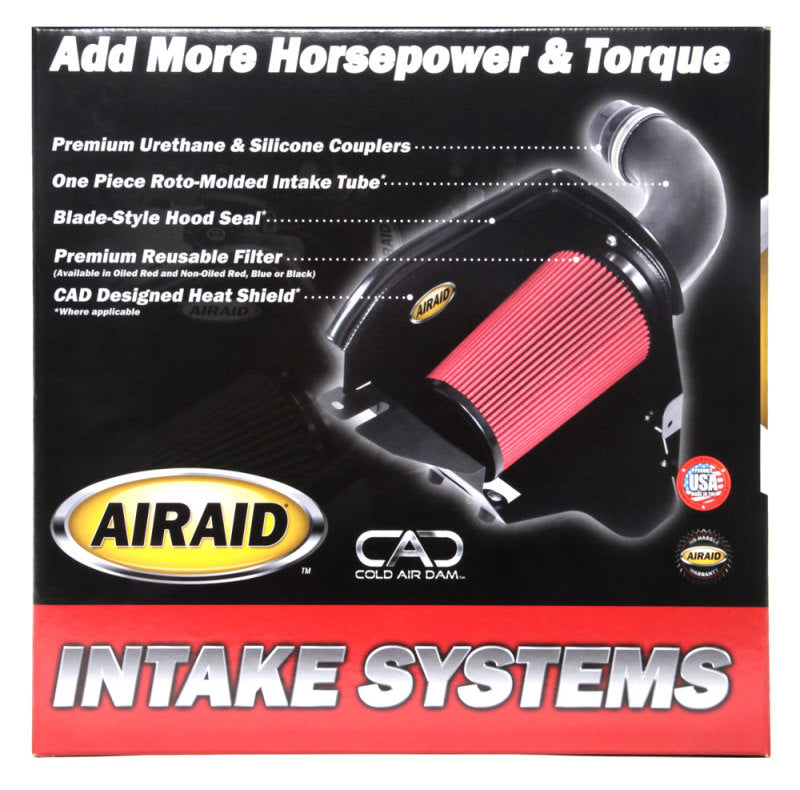 Airaid 06-10 Dodge Charger / 08 Magnum SRT8 6.1L Hemi CAD Intake System w/ Tube (Oiled / Red Media) -  Shop now at Performance Car Parts