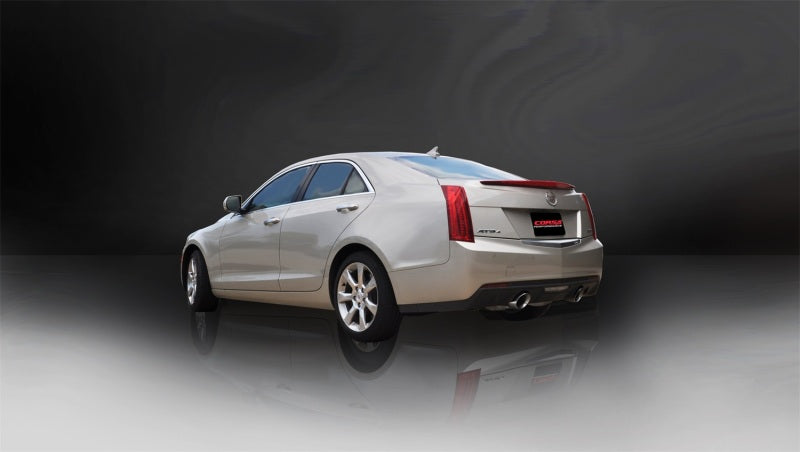 Corsa 13-14 Cadillac ATS Sedan 2.0L A/T Polished Sport Dual Rear Cat-Back Exhaust -  Shop now at Performance Car Parts
