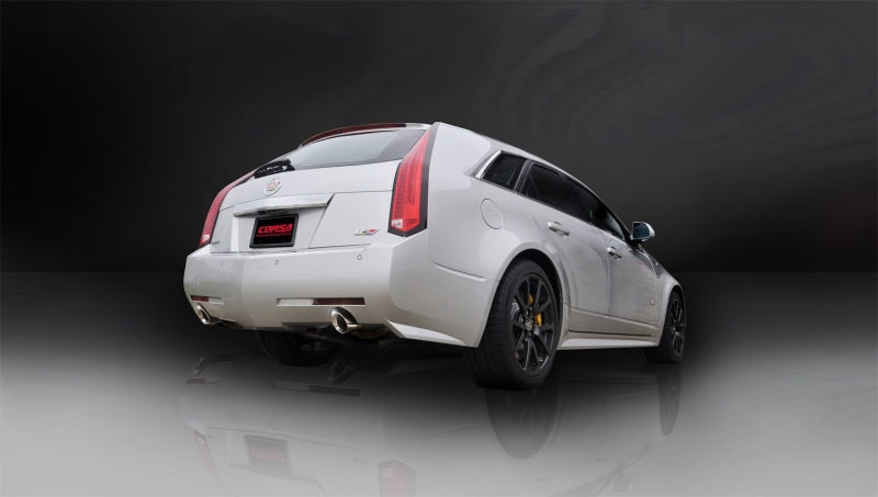 Corsa 11-13 Cadillac CTS Wagon V 6.2L V8 Polished Sport Axle-Back Exhaust -  Shop now at Performance Car Parts