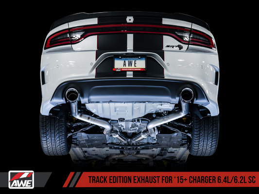 AWE TUNING TRACK EDITION EXHAUST 2015+ DODGE CHARGER SRT HELLCAT
