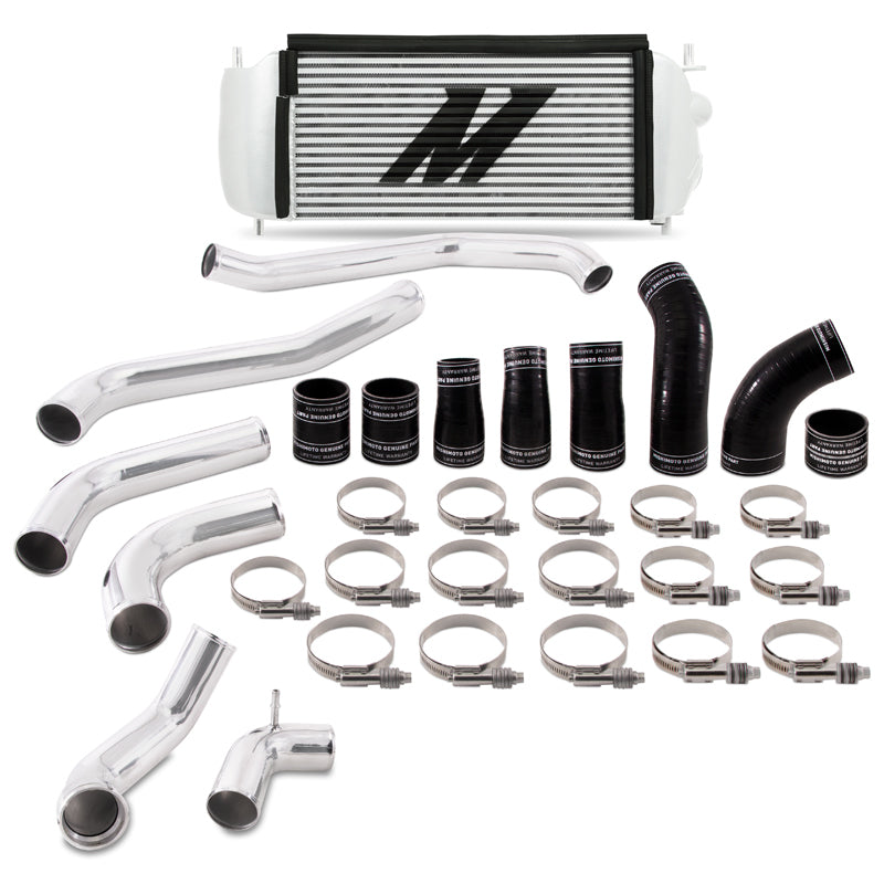 Mishimoto 2017+ Ford F150 3.5L EcoBoost Performance Intercooler Kit - Silver Cooler Polished Pipes -  Shop now at Performance Car Parts