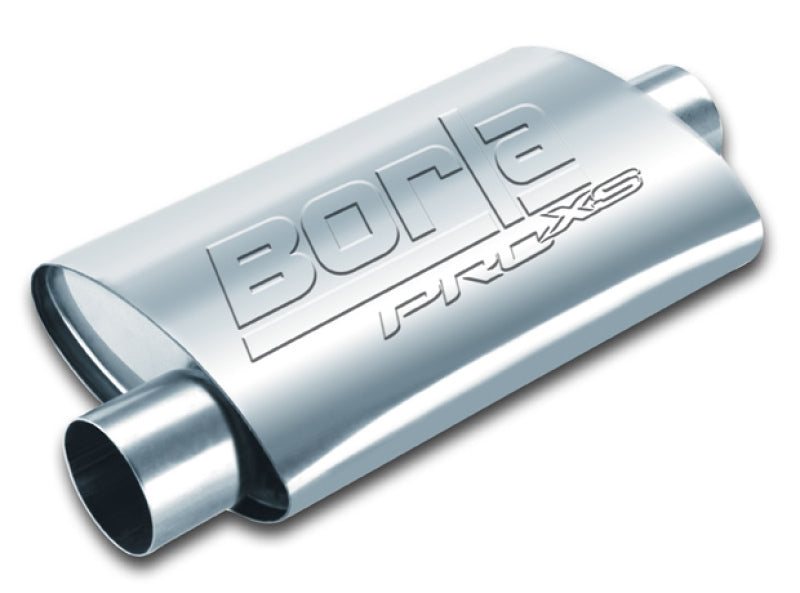 Borla Pro-XS 2in Tubing 14in x 4in x 9.5in Oval Center/Offset Muffler -  Shop now at Performance Car Parts
