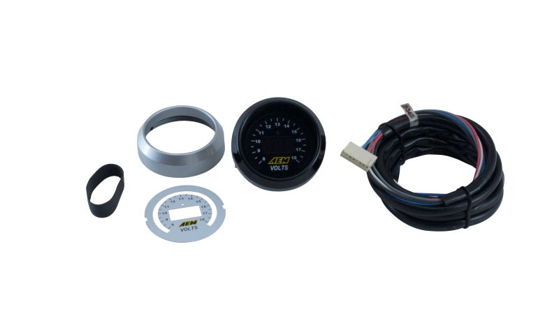 AEM 52mm Voltmeter Digital Gauge -  Shop now at Performance Car Parts