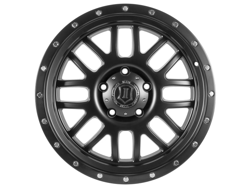 ICON Alpha 20x9 8x6.5 19mm Offset 5.75in BS 125.2mm Bore Satin Black Wheel -  Shop now at Performance Car Parts