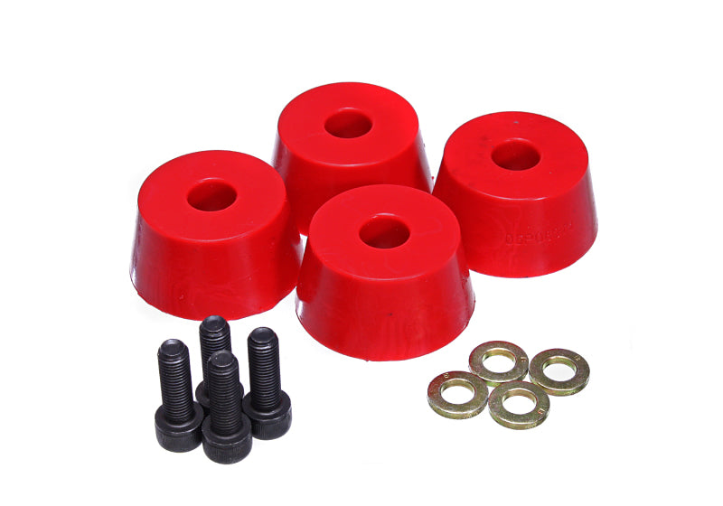 Energy Suspension 96-02 Toyota 4Runner Front Hyper Flex Red Bump Stop Set -  Shop now at Performance Car Parts