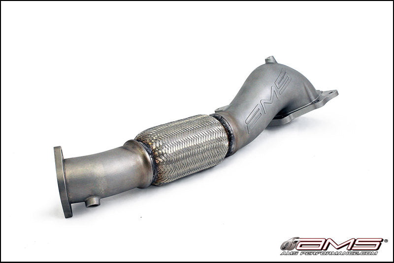AMS Performance 08-15 Mitsubishi EVO X Widemouth Downpipe w/Turbo Outlet Pipe -  Shop now at Performance Car Parts