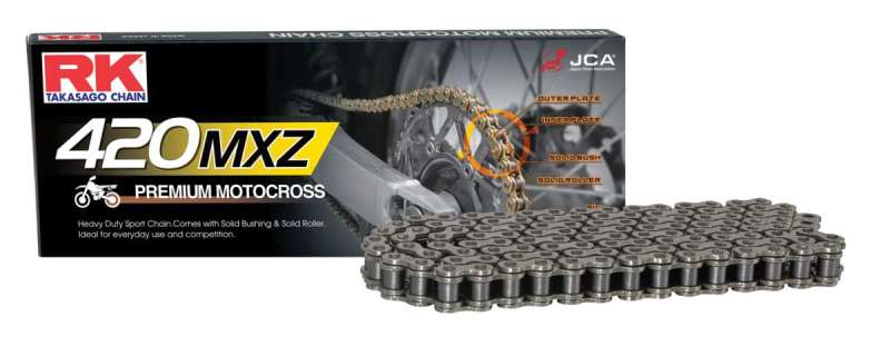RK Chain 420MXZ-100L - Natural -  Shop now at Performance Car Parts