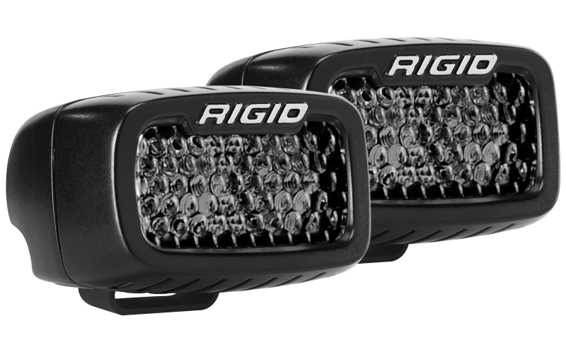 Rigid Industries SR-M Series PRO Midnight Edition - Spot - Diffused - Pair -  Shop now at Performance Car Parts