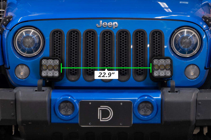 Diode Dynamics Jeep JK SS5 CrossLink Bumper Lightbar Kit Sport Driving -  Shop now at Performance Car Parts