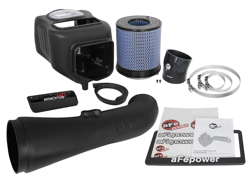 aFe Momentum HD Pro 10R Cold Air Intake System 2017 GM Diesel Trucks V8-6.6L L5P -  Shop now at Performance Car Parts