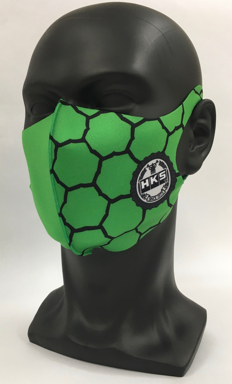HKS Graphic Mask SPF Green - Large -  Shop now at Performance Car Parts