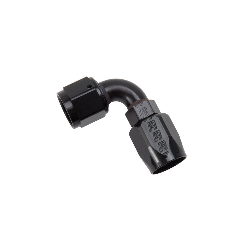 Russell Performance -8 AN Black 90 Degree Full Flow Hose End -  Shop now at Performance Car Parts