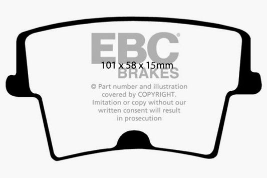 EBC 05-10 Chrysler 300C 5.7 Bluestuff Rear Brake Pads