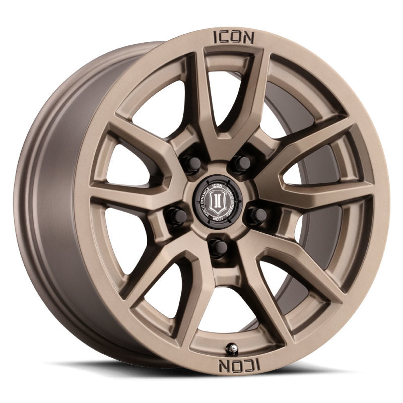 ICON Vector 5 17x8.5 5x150 25mm Offset 5.75in BS 110.1mm Bore Bronze Wheel -  Shop now at Performance Car Parts