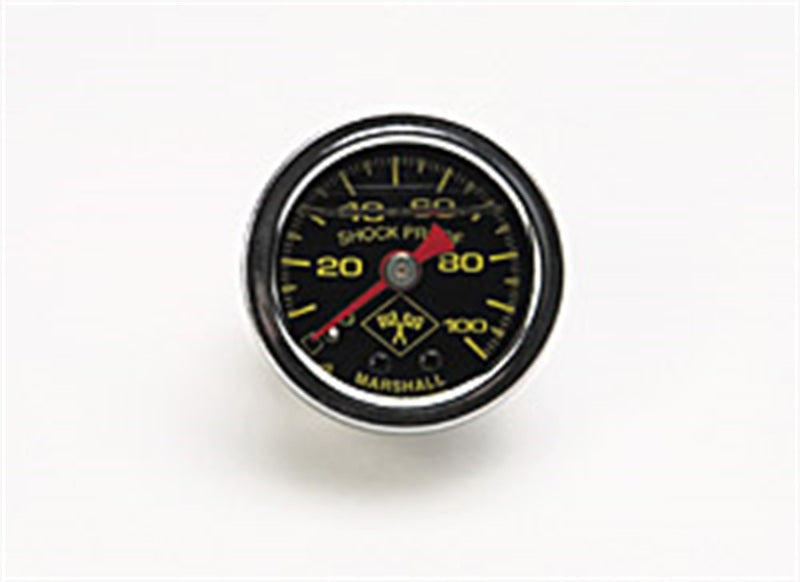 Russell Performance 100 psi fuel pressure gauge black face chrome case (Liquid-filled) -  Shop now at Performance Car Parts