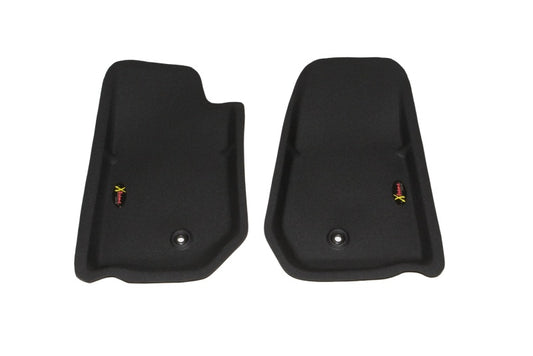 Lund 07-10 Jeep Wrangler Catch-All Xtreme Frnt Floor Liner - Black (2 Pc.)