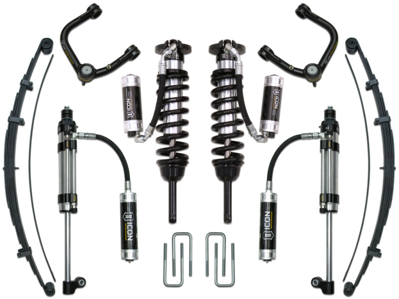 ICON 05-15 Toyota Tacoma 0-3.5in/16-17 Toyota Tacoma 0-2.75in Stg 10 Suspension System w/Tubular Uca -  Shop now at Performance Car Parts