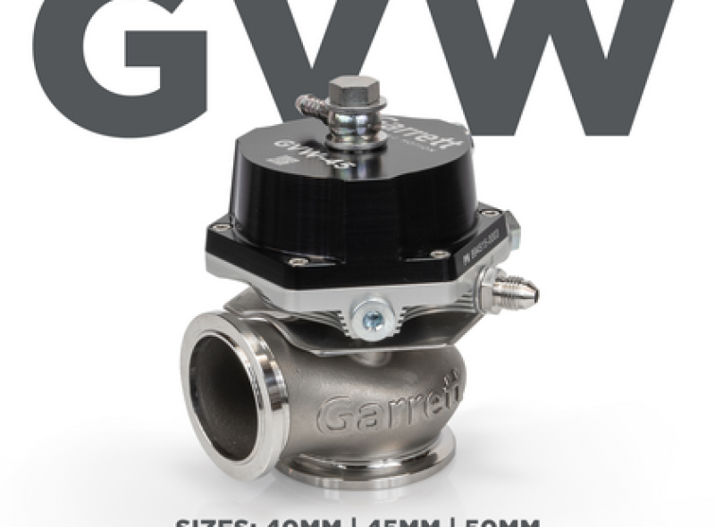 Garrett GVW-40 40mm Wastegate Kit - Black -  Shop now at Performance Car Parts