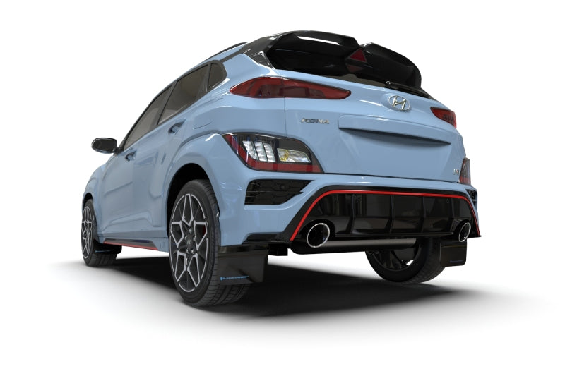 Rally Armor 2022 Hyundai Kona N Black UR Mud Flap w/ Grey Logo -  Shop now at Performance Car Parts