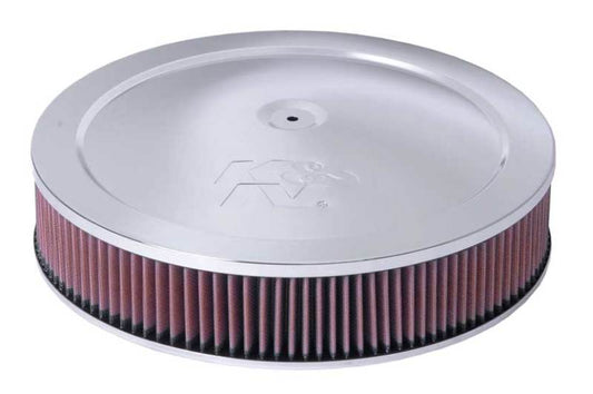 K&N Universal Custom Air Filter - Round 5.125in Flange / 14in OD / 5.125in ID / 4.625in Height -  Shop now at Performance Car Parts