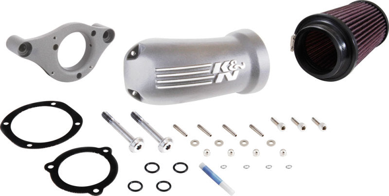 K&N 17-18 Harley Davidson Touring Models Performance Air Intake System Silver -  Shop now at Performance Car Parts