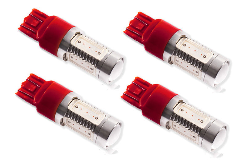 Diode Dynamics 7443 LED Bulb HP11 LED - Red Set of 4 -  Shop now at Performance Car Parts