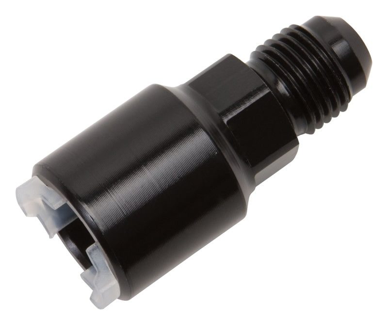 Russell Performance -6 AN male to 3/8in SAE quick-disconnect female (Black Single) -  Shop now at Performance Car Parts