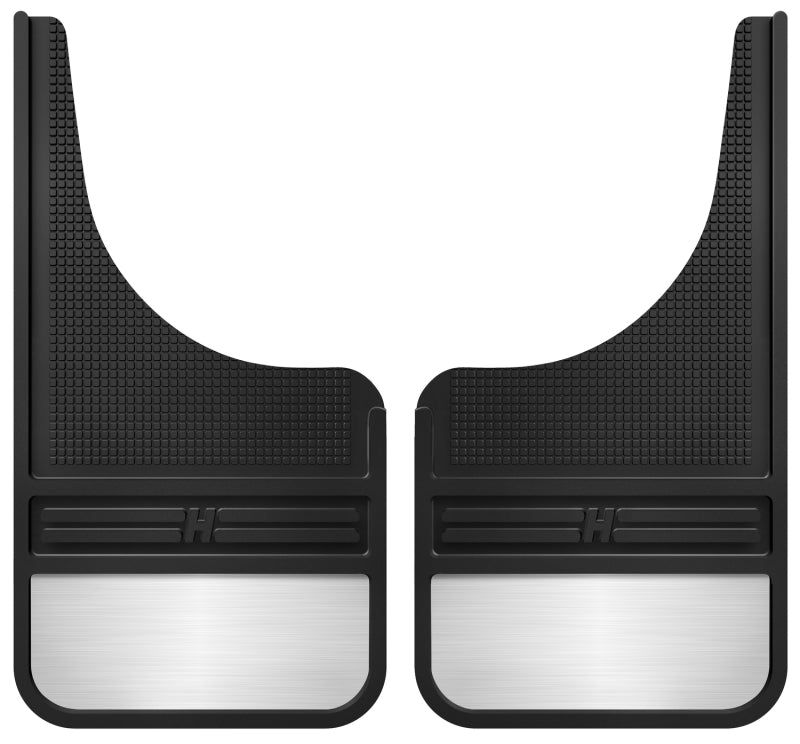 Husky Liners Universal 12in Wide Black Rubber Front Mud Flaps w/ Weight -  Shop now at Performance Car Parts