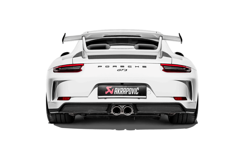 Akrapovic 2018 Porsche 911 GT3 (991.2) Slip-On Race Line (Titanium) w/Header/Tail Pipes - Performance Car Parts