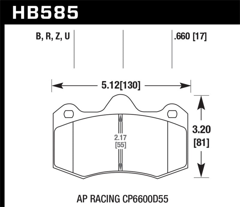 Hawk 12-14 McLaren MP4-12C HPS 5.0 Front Brake Pads -  Shop now at Performance Car Parts
