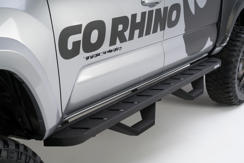 Go Rhino 99-16 Ford F-250/F-350 RB10 Complete Kit w/RB10 + Brkts + 2 RB10 Drop Steps -  Shop now at Performance Car Parts
