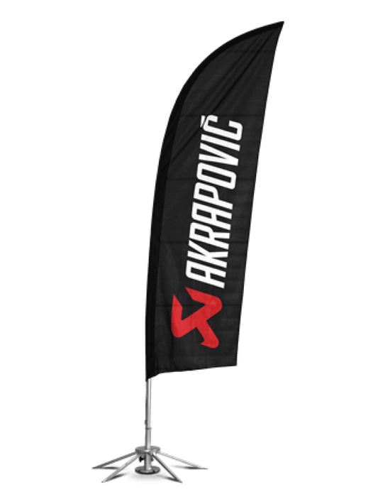 Akrapovic Self-standing flag set -  Shop now at Performance Car Parts