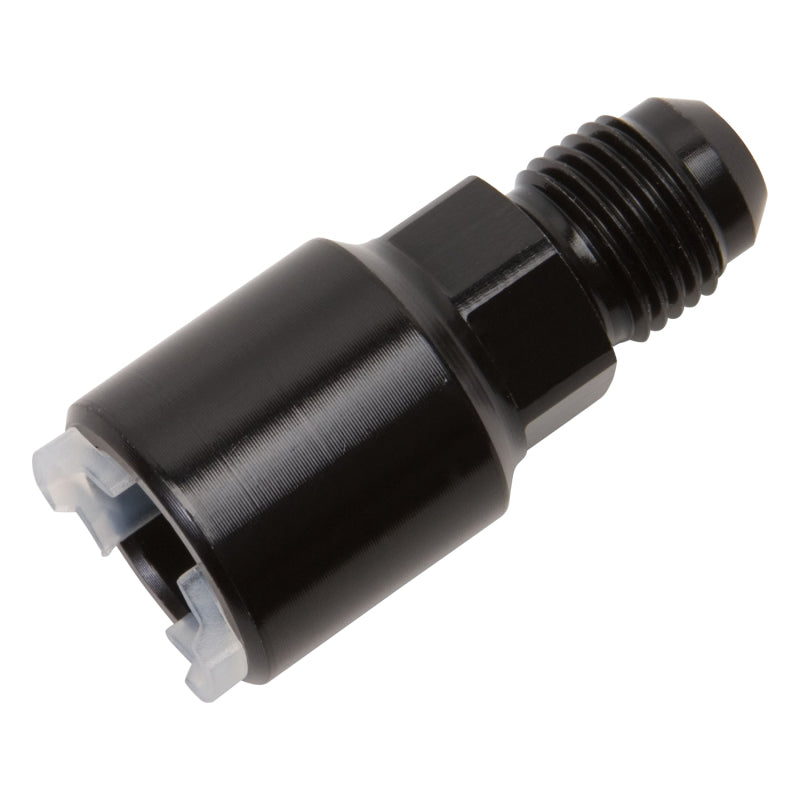 Russell Performance -6 AN male to 3/8in SAE quick-disconnect female (Black Single) -  Shop now at Performance Car Parts