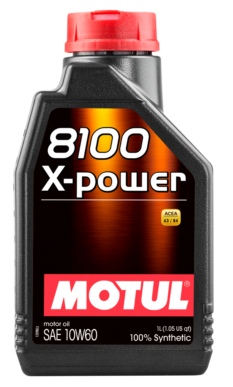 Motul 1L Synthetic Engine Oil 8100 10W60 X-Power - ACEA A3/B4 -  Shop now at Performance Car Parts