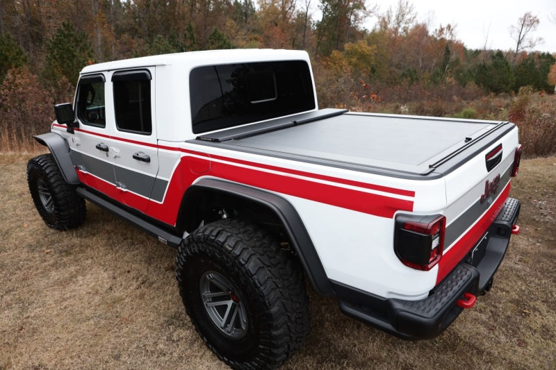 Rugged Ridge Armis Retractable Locking Bed Cover w/o Trail Rails 20-21 Jeep Gladiator JT -  Shop now at Performance Car Parts
