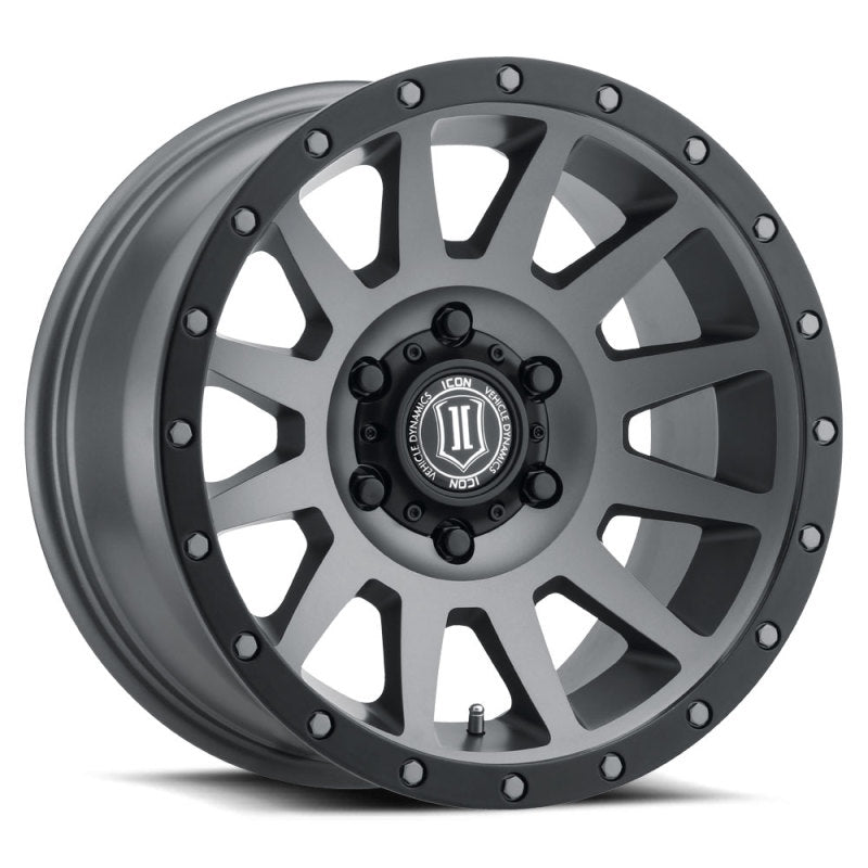 ICON Compression 18x9 5x150 25mm Offset 6in BS Titanium Wheel -  Shop now at Performance Car Parts
