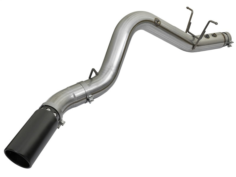 aFe LARGE BORE HD 4in 409-SS DPF-Back Exhaust w/Black Tip 2017 GM Duramax V8-6.6L (td) L5P -  Shop now at Performance Car Parts