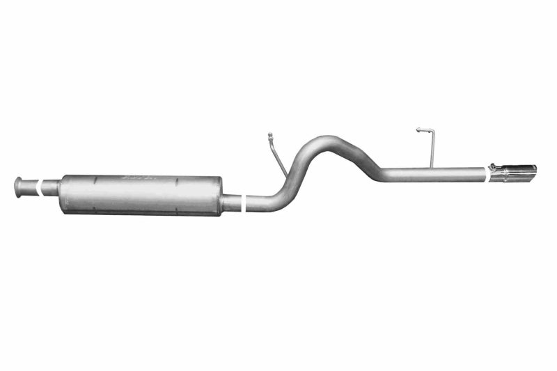 Gibson 08-12 Jeep Liberty Limited 3.7L 2.5in Cat-Back Single Exhaust - Stainless -  Shop now at Performance Car Parts