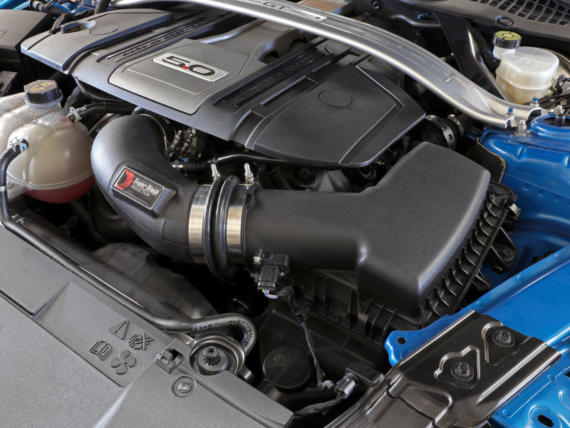 aFe Super Stock Induction System Pro Dry S Media 18-20 Ford Mustang V8-5.0L