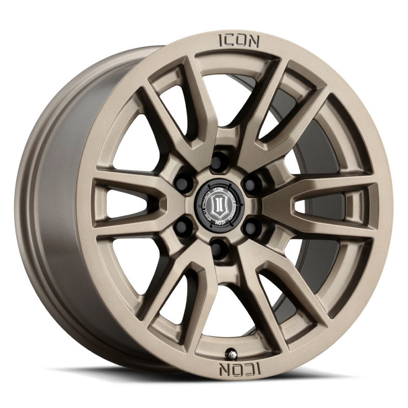 ICON Vector 6 17x8.5 6x135 6mm Offset 5in BS 87.1mm Bore Bronze Wheel -  Shop now at Performance Car Parts