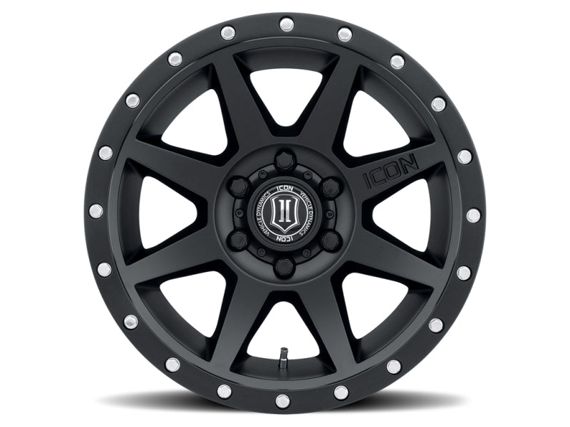 ICON Rebound 17x8.5 6x5.5 25mm Offset 5.75in BS 95.1mm Bore Satin Black Wheel -  Shop now at Performance Car Parts