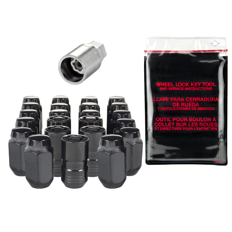 McGard SplineDrive Tuner 23-PC Jeep JL Install Kit w/Locks & Tool (Cone) M14X1.5 / 22m Hex - Black -  Shop now at Performance Car Parts