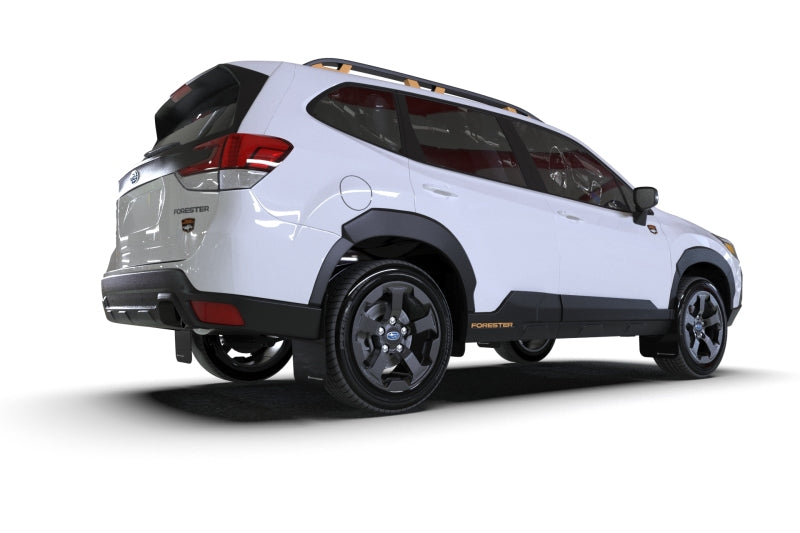 Rally Armor 2022 Subaru Forester (Incl. Wilderness) Black UR Mud Flap w/ Wild Orange Logo -  Shop now at Performance Car Parts