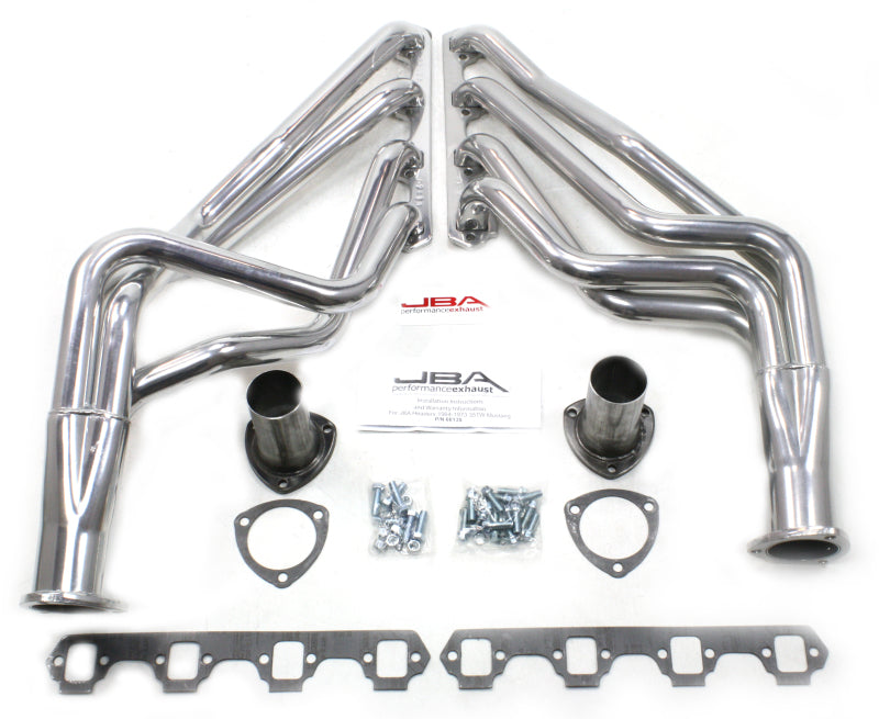 JBA 65-73 Ford Mustang 260-302/71-73 Ford 260-351W SBF 1-5/8in Primary Silver Ctd Long Tube Header -  Shop now at Performance Car Parts