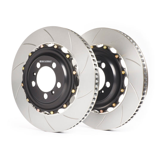 GiroDisc Lamborghini Huracan (w/Center Lock Wheels & Spacers) 394mm Slotted Rear Rotors -  Shop now at Performance Car Parts