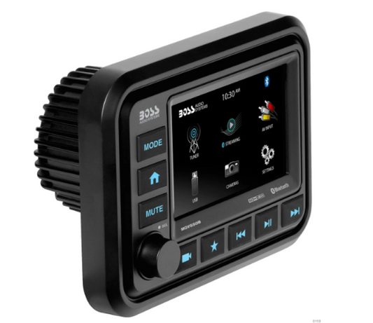 Boss Audio Systems Marine Gauge Receiver/ 5in Touchscreen/ Amplified -  Shop now at Performance Car Parts