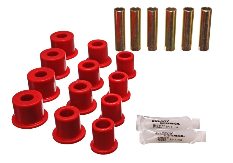 Energy Suspension Rear Spring Bushings - Red -  Shop now at Performance Car Parts