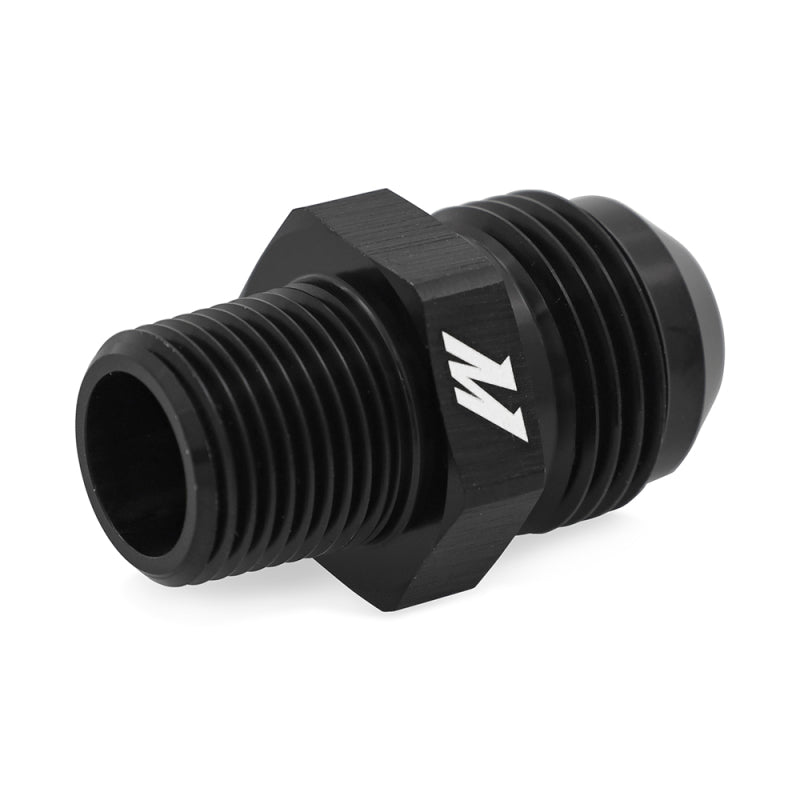 Mishimoto Aluminum -8AN to 3/8 NPT Fitting - Black -  Shop now at Performance Car Parts