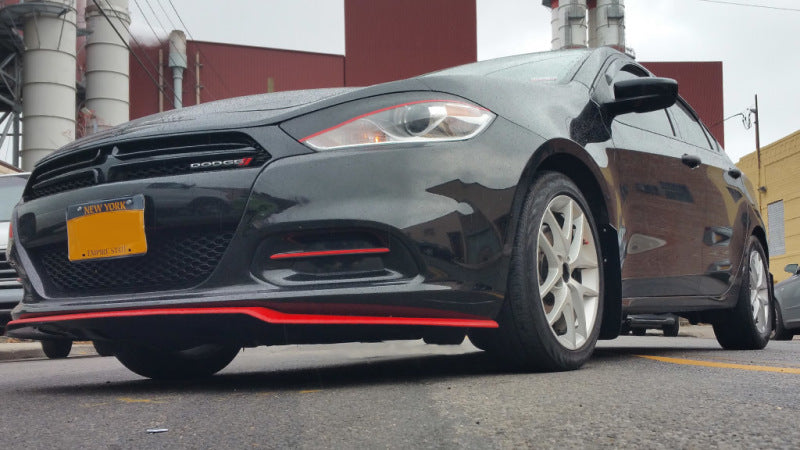 Rally Armor 13-16 Dodge Dart Black UR Mud Flap w/ Red Logo -  Shop now at Performance Car Parts